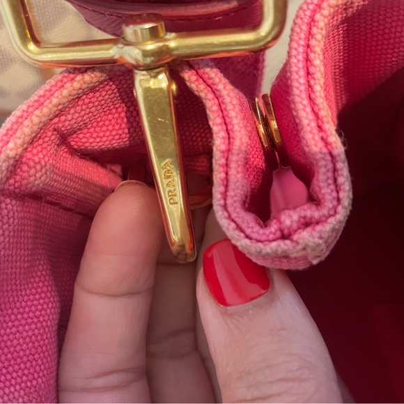 Prada canvas tote-100% auth guaranteed - Picture 15 of 17